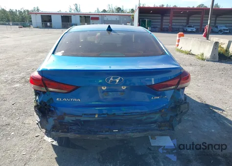 2017 Hyundai Elantra Limited z USA, uszkodzony, nr VIN KMHD84LF6HU077005